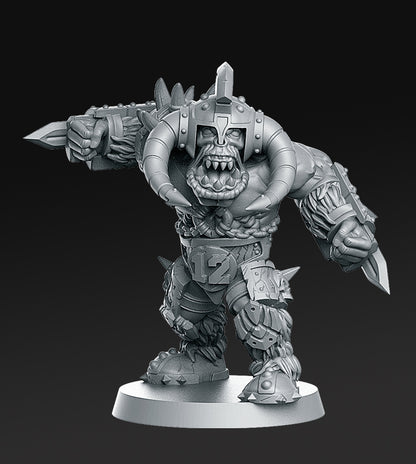 Orc Fantasy Football Team by RN Studios for Tabletop Games, Dioramas and Statues