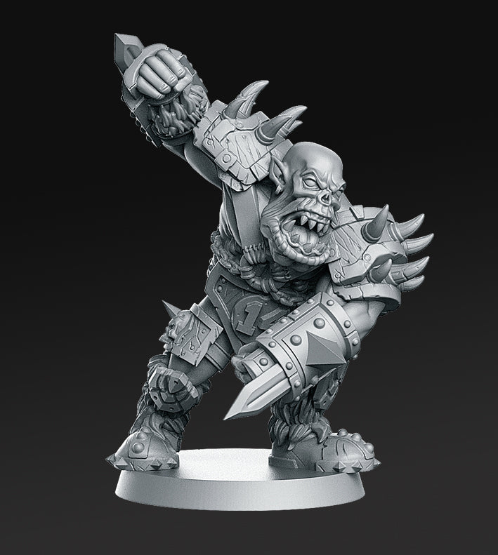 Orc Fantasy Football Team by RN Studios for Tabletop Games, Dioramas and Statues