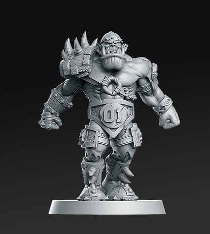 Orc Fantasy Football Team by RN Studios for Tabletop Games, Dioramas and Statues