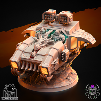 Battle Brothers Flame Lizard Space Knight Dragon Marine Flying Attack Speeder Sculpted by 8 Leg Miniatures and Available in 28mm-32mm scale!