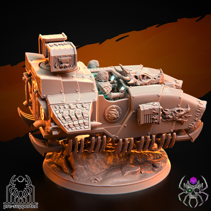 Battle Brothers Flame Lizard Space Knight Dragon Marine Flying Attack Speeder Sculpted by 8 Leg Miniatures and Available in 28mm-32mm scale!