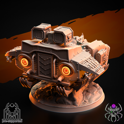 Battle Brothers Flame Lizard Space Knight Dragon Marine Flying Attack Speeder Sculpted by 8 Leg Miniatures and Available in 28mm-32mm scale!