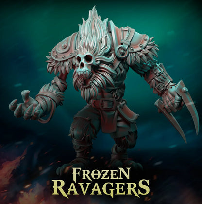 Frozen Ravagers Undead Vikings Fantasy Football Team Sculpted by Punga Miniatures