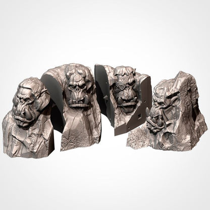 Orc Mount Rushmaw! Orc Leaders of Legacy Sculpted by Txarli Factory for Tabletop Games Terrain, Dioramas and Statues. Excellent Scenery made in FDM or Resin