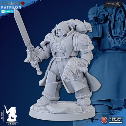 Heavy Knight of the Great Citadel by Ghamak for 32mm tabletop