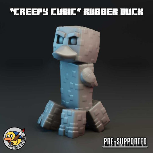 The Creepy Cubic Sculpted by Mike "Epic Duck" Cousins for Tabletop Games, Dioramas and Statues