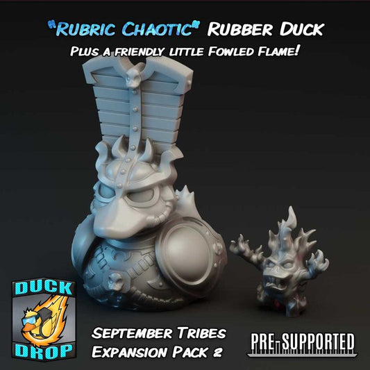 Rubric Chaotic Astral Marine Rubber Duck AND Fowled Flame - 32mm