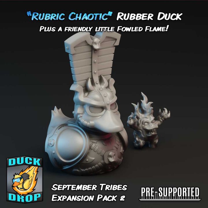 Rubric Chaotic Astral Marine Rubber Duck AND Fowled Flame - 32mm