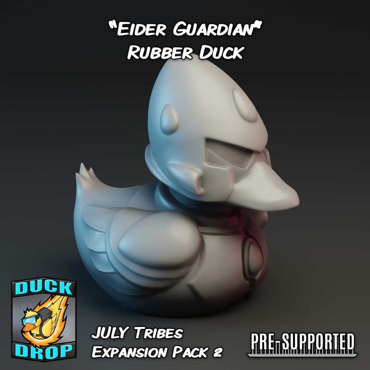 Astral Eider Guardian Rubber Duck - Space Elf Proxy - 32mm