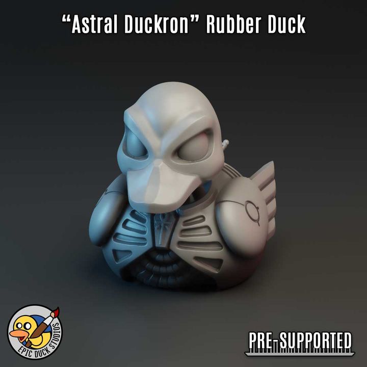 Astral Duckron Rubber Duck - Space Robot Proxy 32mm