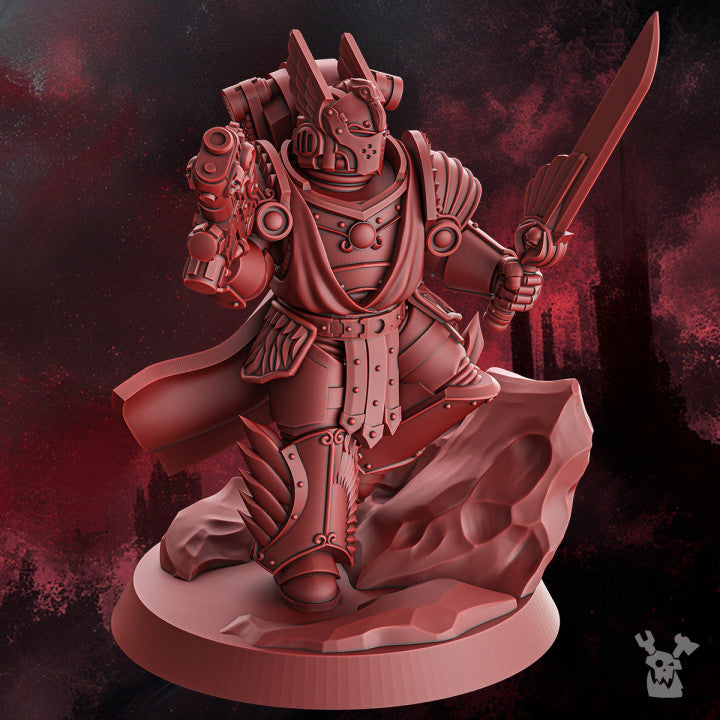 Curator in Destroyer Armor by Dakkadakka for 32mm tabletop games