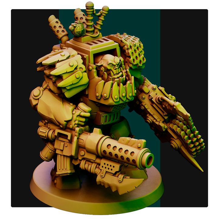 Space Ork Rumble Boys for Tabletop Wargaming by Bulwark Games