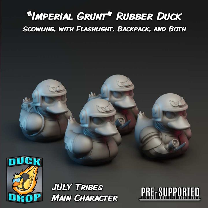 Imperial Grunt Rubber Duck - Space Guard Proxy 32mm