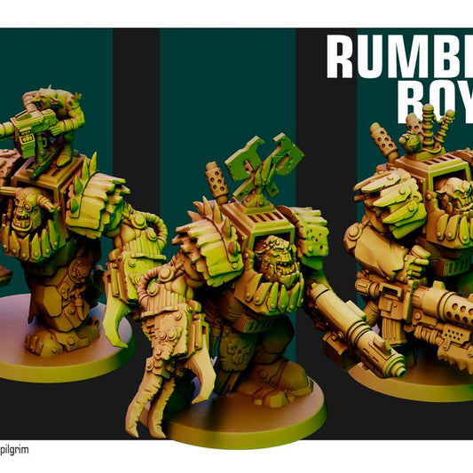 Space Ork Rumble Boys for Tabletop Wargaming by Bulwark Games