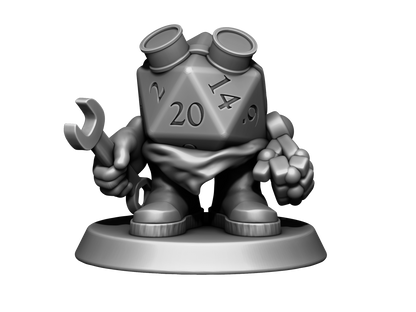 D20 Bakers Dozen Set, All 12 5e Classes Plus Artificer Construct Hero's (Small) by Minitaurus for Tabletop Games, Dioramas and Statues, Available in 15mm, 28mm, 32mm, 32mm heroic, 54mm and 75mm Statue Scale