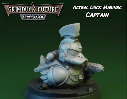 Astral Marine Rubber Duck CAPTAIN - with Power Wing and Plasma Pistol!