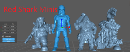 Carsten Dwarf Housecarl Warrior, Thane and Fighter with Fish Mace Sculpted by Star Hat Miniatures for Tabletop Games, Dioramas and Statues, Available in 15mm, 28mm, 32mm, 32mm heroic, 54mm and 75mm Statue Scale