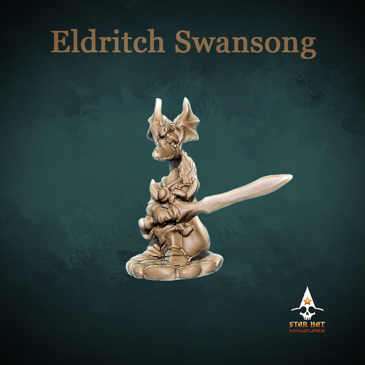 Eldritch Swansong Swan-Folk, Aarakocra Havoc Knight by Star Hat Miniatures for Tabletop Games, Dioramas and Statues, Available in 15mm, 28mm, 32mm, 32mm heroic, 54mm and 75mm Statue Scale