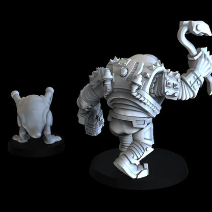 Gorkon Freeman and Edsquig by JoshButin3D Games for Tabletop Games, Dioramas and Statues, Available in 15mm, 28mm, 32mm, 32mm heroic, 54mm and 75mm Statue Scale