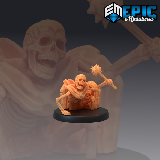 Grave Crawler Skeleton Undead Hero and Fighter #9 by Epic Miniatures and Available in 28mm, 32mm and Heroic, 54mm and 75mm scale!