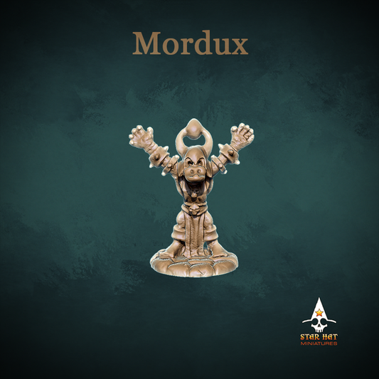 Mordux Duck-Folk, Aarakocra Khanard Havoc Warlord by Star Hat Miniatures for Tabletop Games, Dioramas and Statues, Available in 15mm, 28mm, 32mm, 32mm heroic, 54mm and 75mm Statue Scale