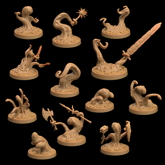 Ooze Spawn (20 models, 32mm scale) - The Dragon Trappers Lodge