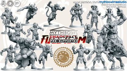 Chaos Pact Renegades Fantasy Football Team by RN Studios for Tabletop Games, Dioramas and Statues