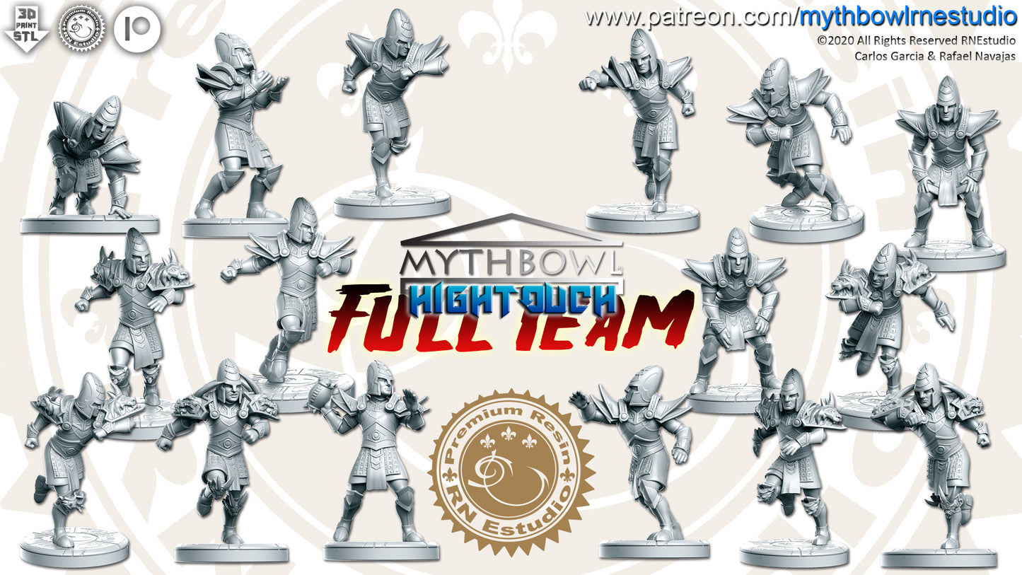 Hightouch High Elf Fantasy Football Team by RN Studios for Tabletop Games, Dioramas and Statues