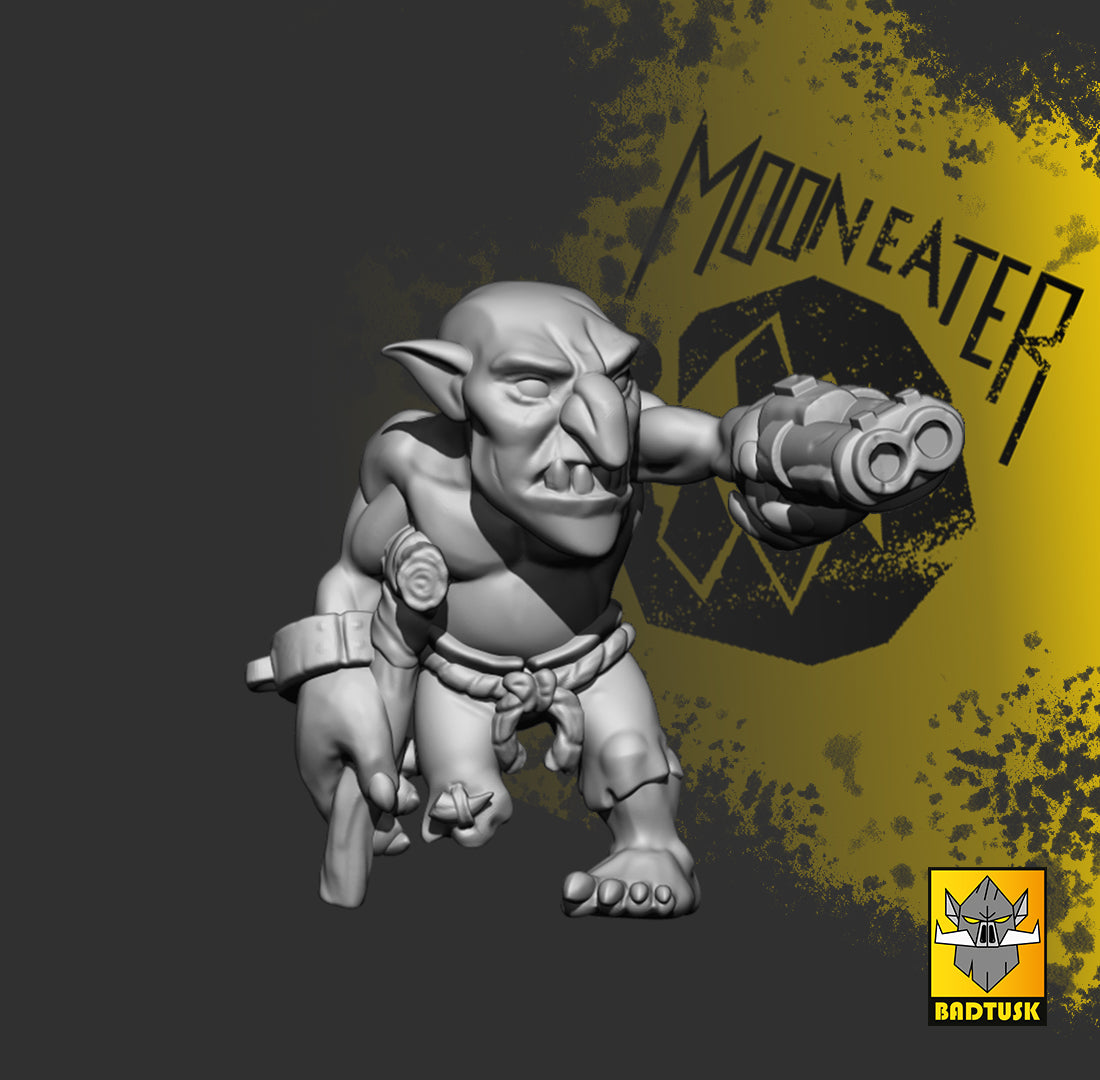 Goblin Recruit #2 Sculpted by Bad Tusk Miniatures for Tabletop Games, Dioramas and Statues