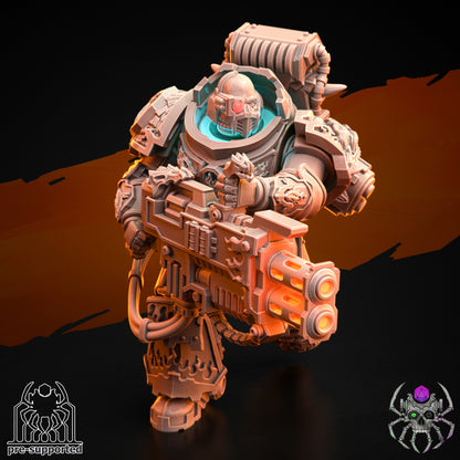 Battle Brothers Flame Lizard Destroyers Squad Space Knight Dragon Marine Support Sculpted by 8 Leg Miniatures and Available in 40mm (28mm-32mm scale)!