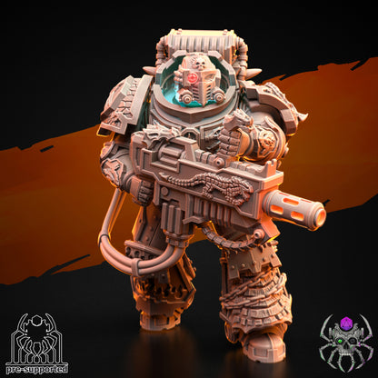 Battle Brothers Flame Lizard Destroyers Squad Space Knight Dragon Marine Support Sculpted by 8 Leg Miniatures and Available in 40mm (28mm-32mm scale)!