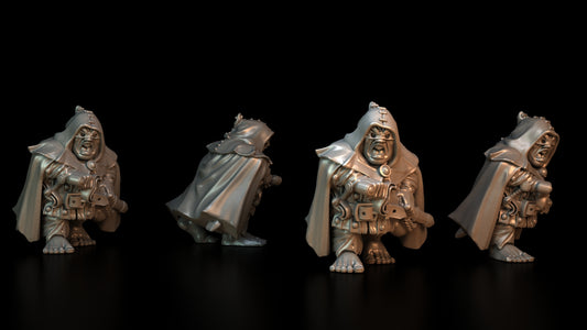 Halfling Thief and Rogue by Ezipion for Tabletop Games, Dioramas and Statues, Available in 15mm, 28mm, 32mm, 32mm heroic, 54mm and 75mm Statue Scale