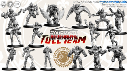 Revenants Vampire Fantasy Football Team by RN Studios for Tabletop Games, Dioramas and Statues