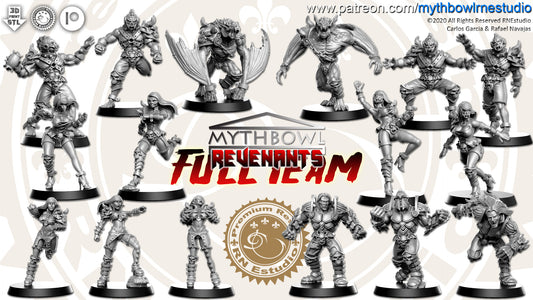 Revenants Vampire Fantasy Football Team by RN Studios for Tabletop Games, Dioramas and Statues